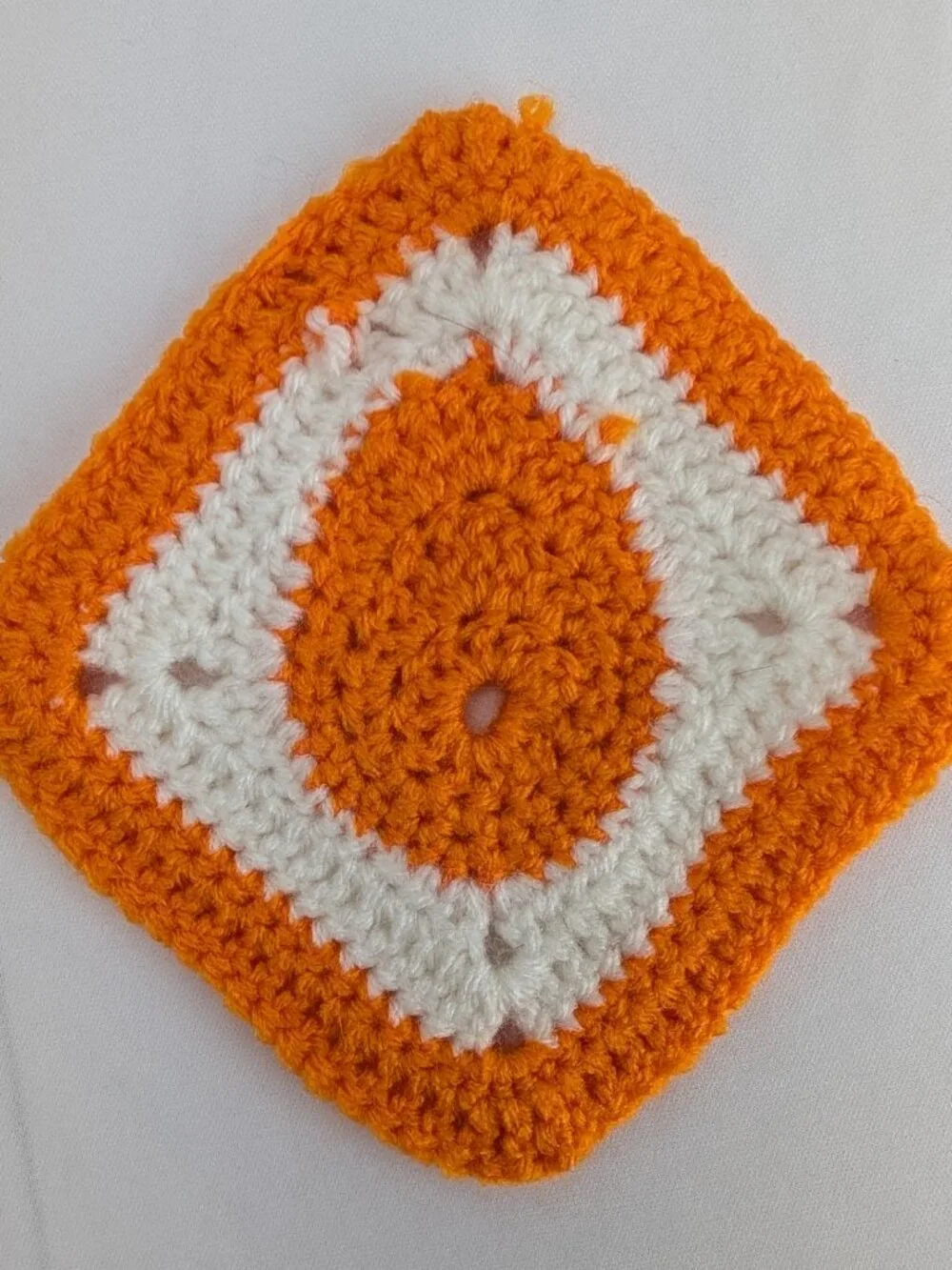 Handmade Crochet Potholders Set of 9 Multicolor Hot Pads Egg Center Rainbow 5